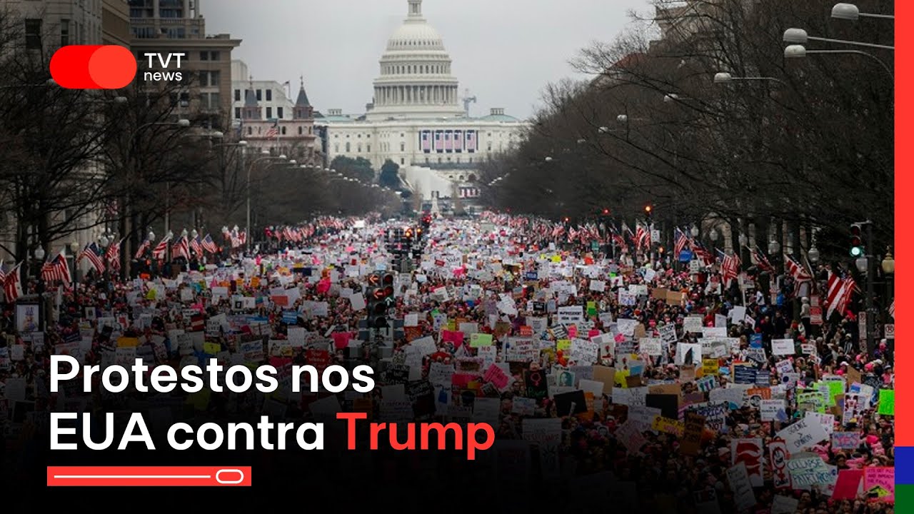 Protestos nos EUA contra Trump  | TVT News 1&ordf; Edi&ccedil;&atilde;o - 20/10/25