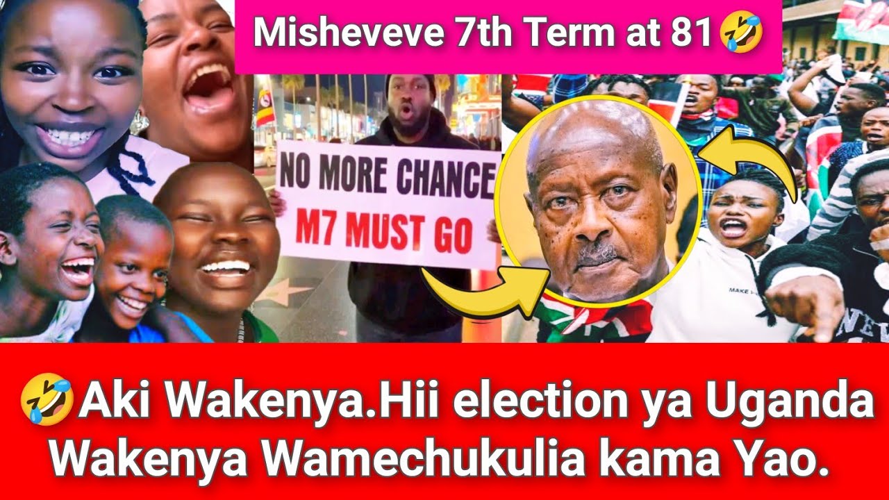 🤣💥KENYANS reacts after MISHEVEVE Wins his 7th Term at 81.Genzs LAUGHING at UgandaAncestral president