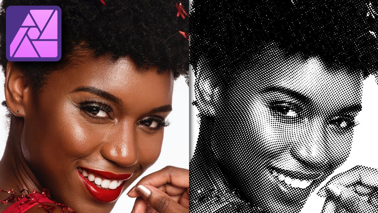 How to Create the Halftone Effect in Affinity Photo