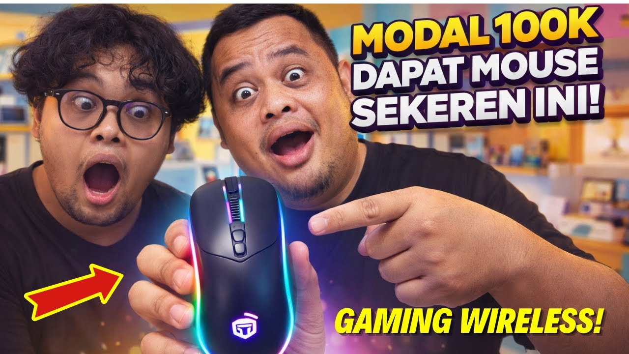 5 Mouse Wireless Murah Terbaik 2026! (Mulai 100 Ribuan)