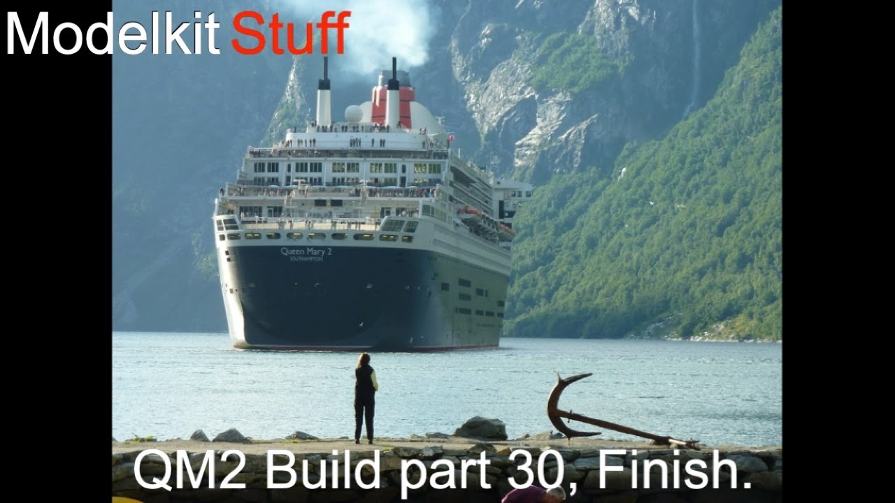 1/400 Queen Mary 2, full build with commentary from Stephen Payne Episode 30.