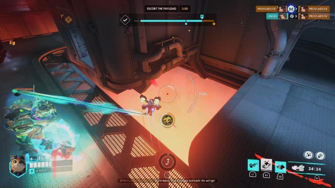Overwatch | First ever game  as Jetpack Cat