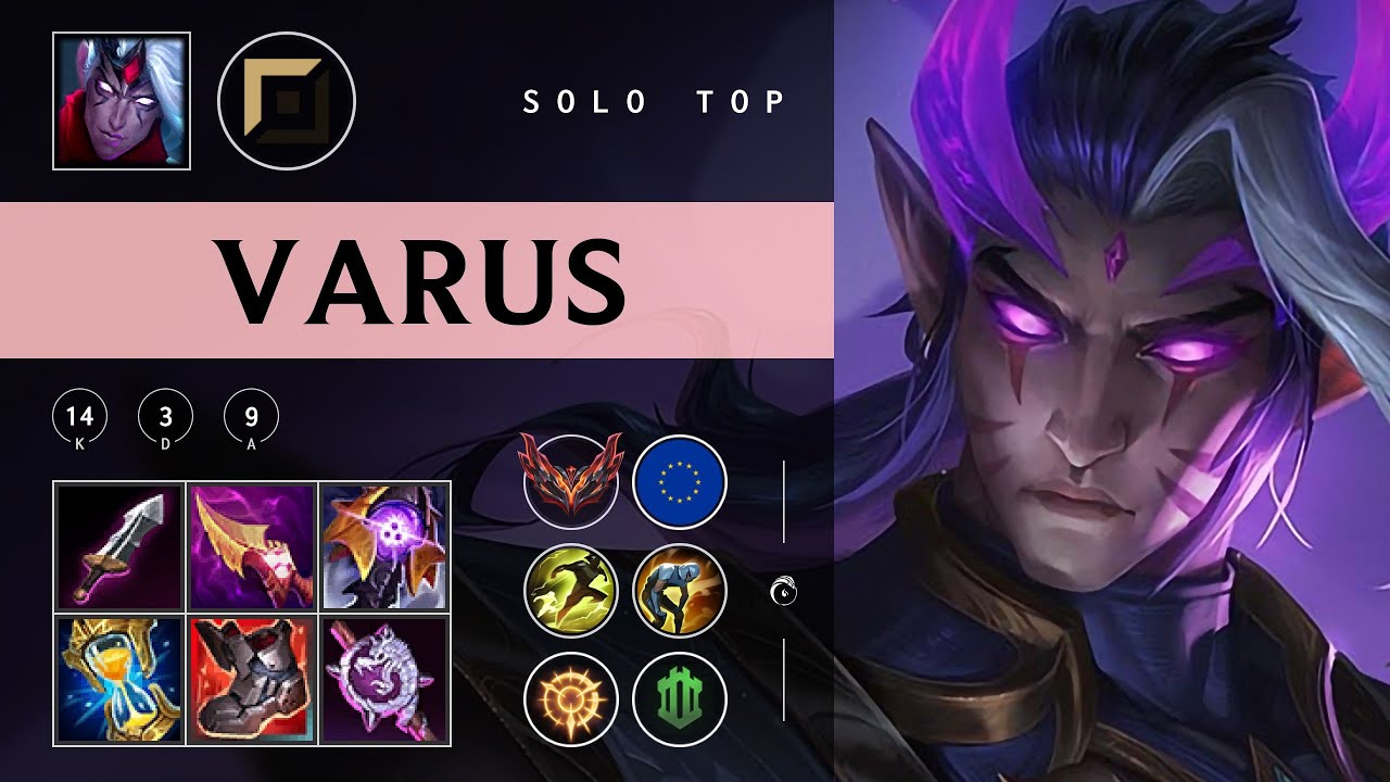 Varus Top vs Urgot - EUW Grandmaster Patch 25.23