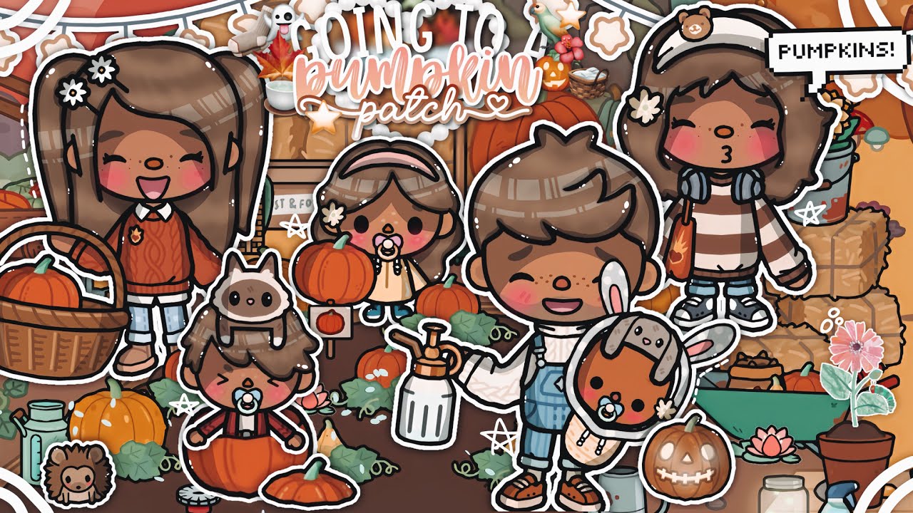 Going to a PUMPKIN PATCH 🎃🌾🍂🌧️ || *VOICED* 🎙️ || Toca Boca Life World Roleplay 🌺🎍🐞⭐️