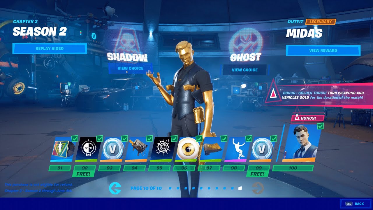 Full Fortnite Chapter 2 Season 2 Battle Pass Overview! All Battle Pass Rewards Fortnite Season 12