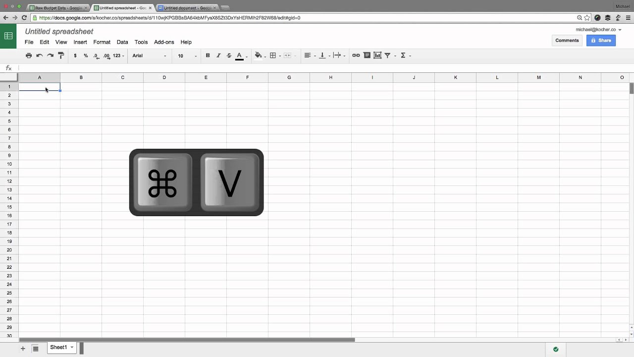 01 Screencast Insert Data & Format