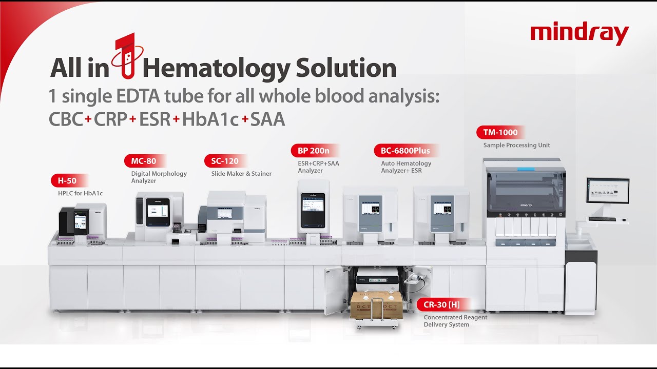 CAL 8000 All in One Solution | Cellular Analysis Line | Mindray Hematology Track Solution