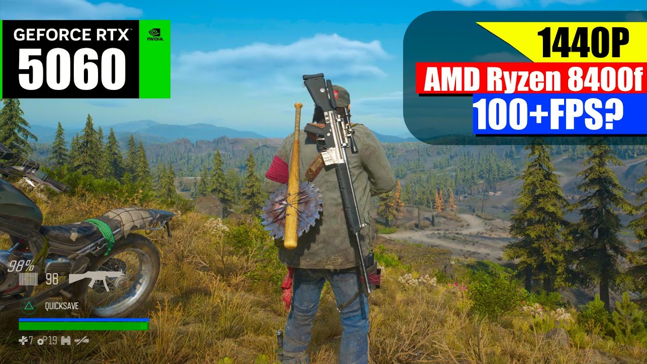 Days Gone PC Gameplay | RTX 5060 + Ryzen 5 8400F | Ultra Settings Benchmark
