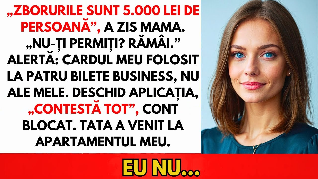 „Zborul E 5.000 Lei”, A Zis Mama. „Nu Poți Plăti? Rămâi.” Am Dat Din Cap, Dar Nu Am Primit Nimic