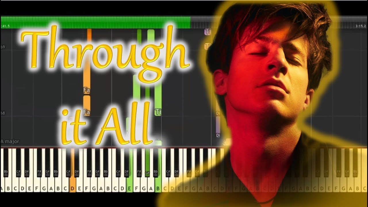 Charlie Puth - Through it All [Piano Cover Tutorial]