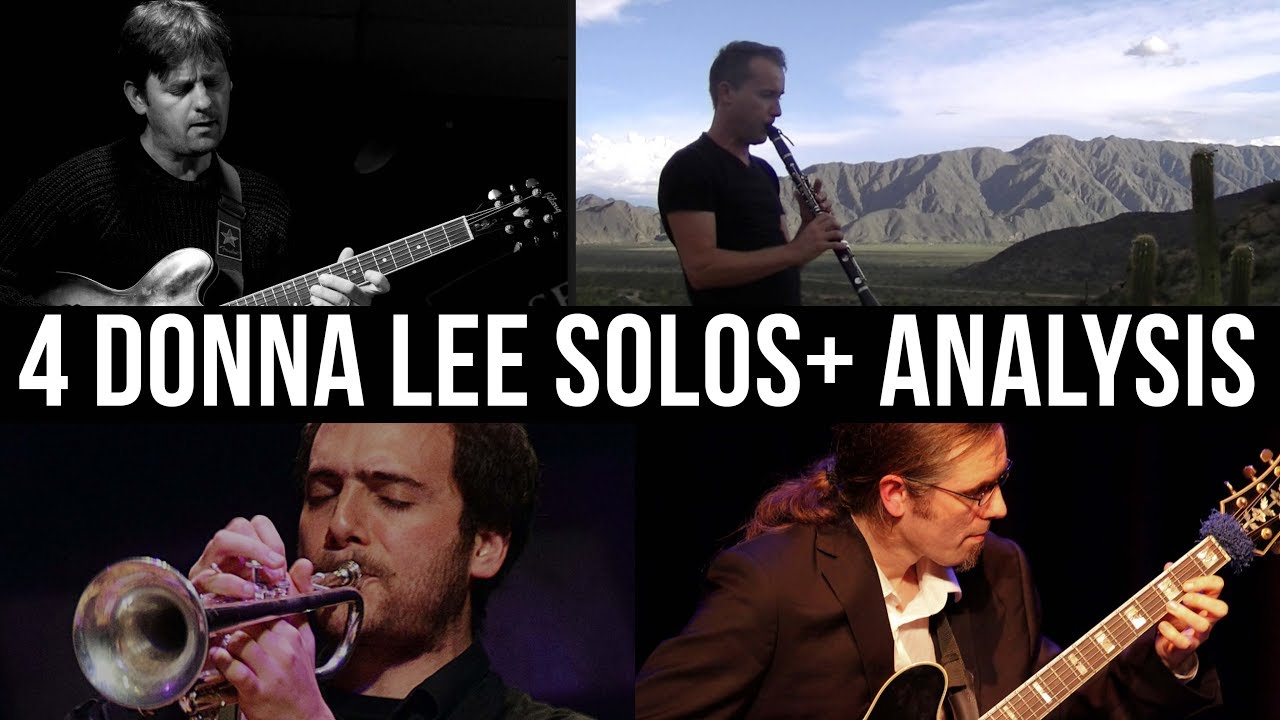 4 Donna Lee Solos + analysis