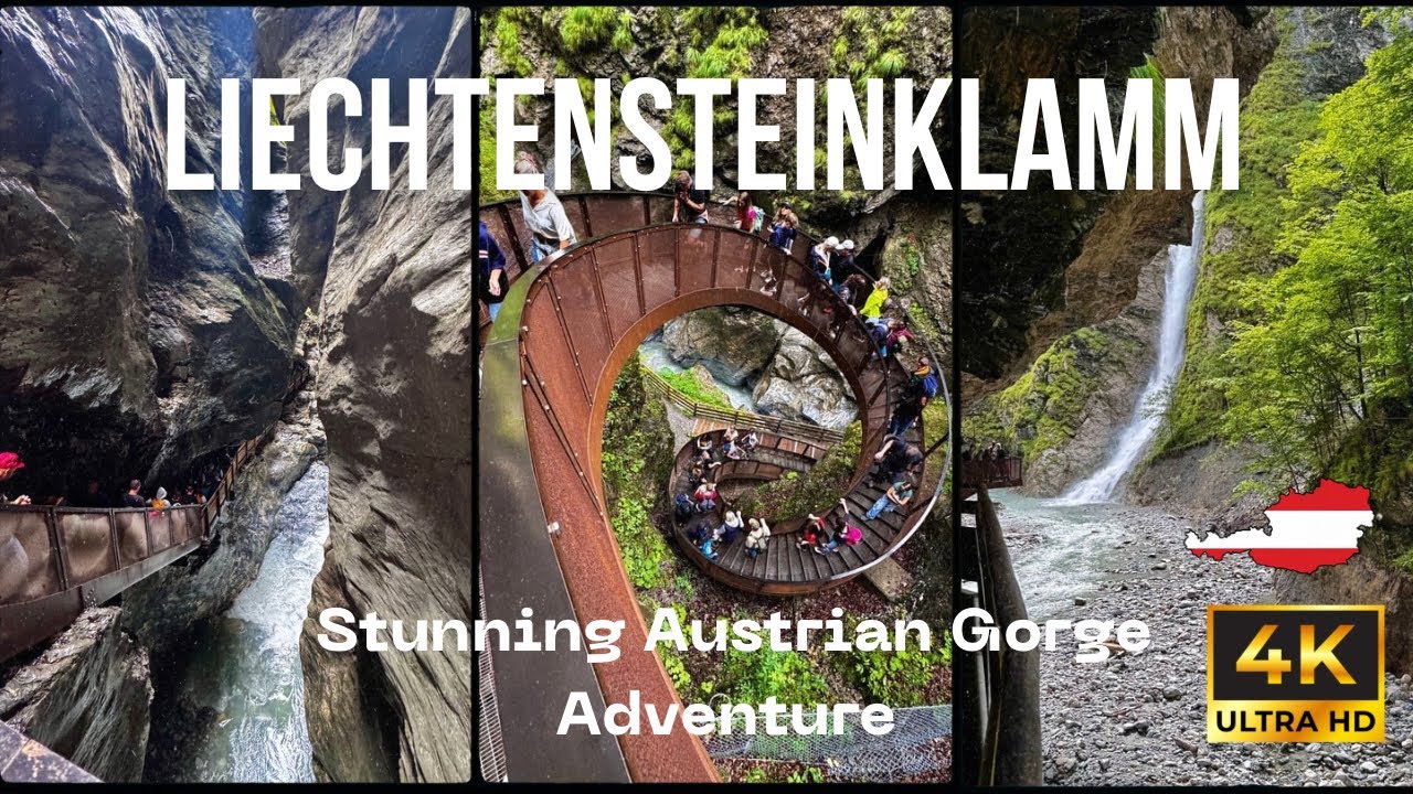 [4K]🇦🇹 Hiking Through Liechtensteinklamm Gorge | Austria&rsquo;s Natural Wonder | Summer 2025