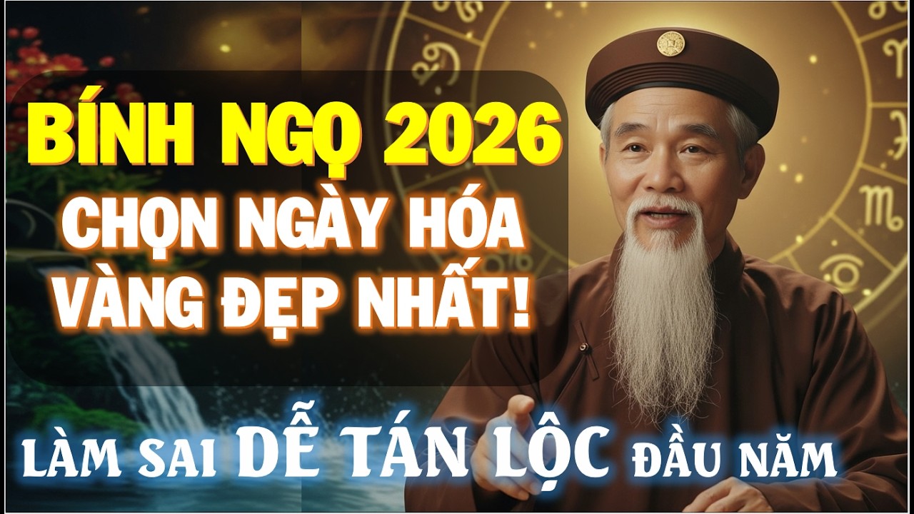 HÓA VÀNG NĂM BÍNH NGỌ 2026 NGÀY NÀO ĐẸP NHẤT? – Chọn Sai Ngày Dễ TÁN LỘC ĐẦU NĂM