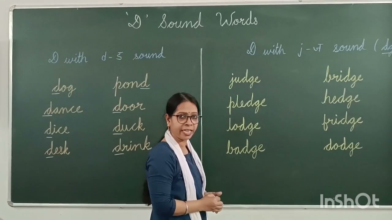 'D' Sound Words (Consonant)