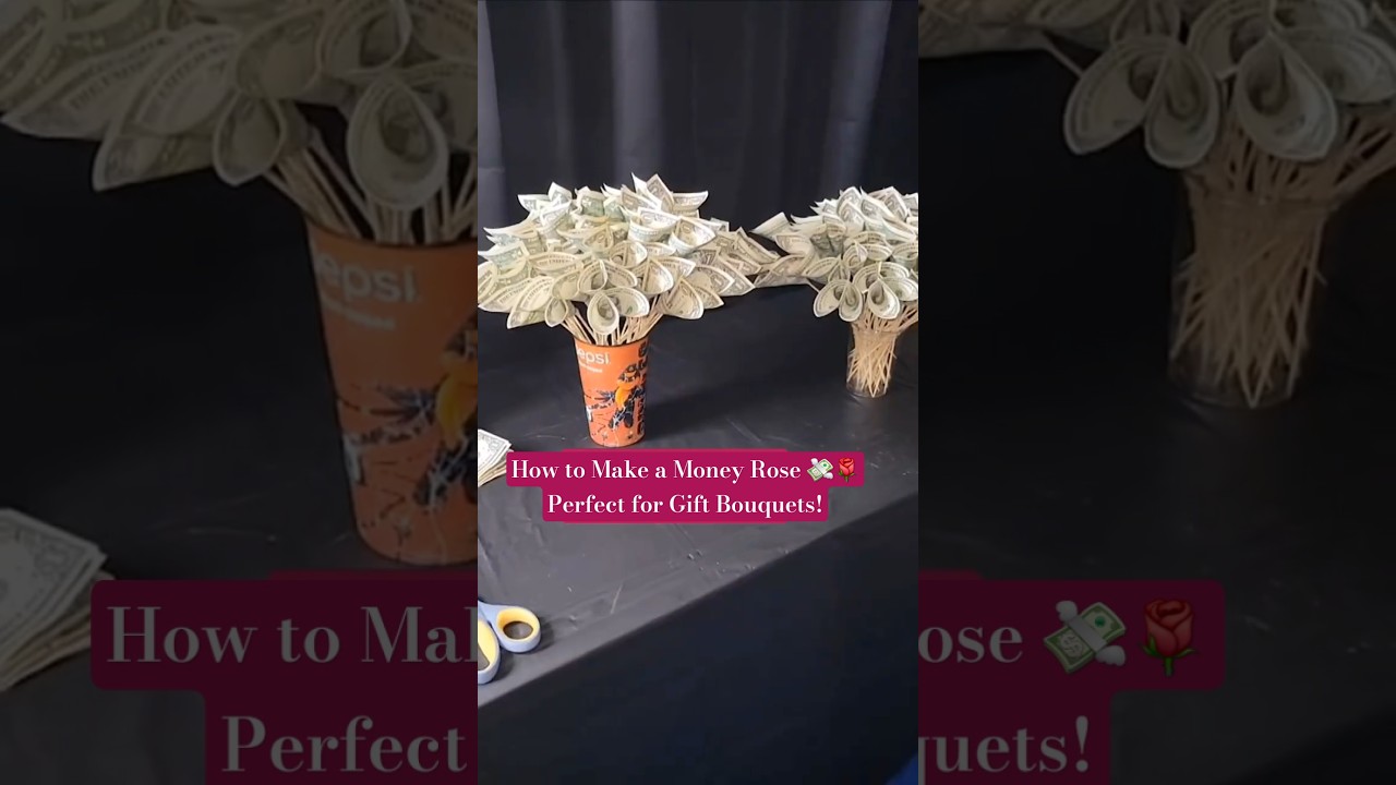 How to Make a Money Rose 🌹 | Easy DIY Money Bouquet Tutorial