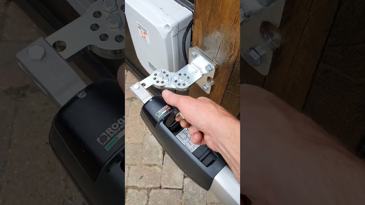 Manual mode for electric gates for Roger automation