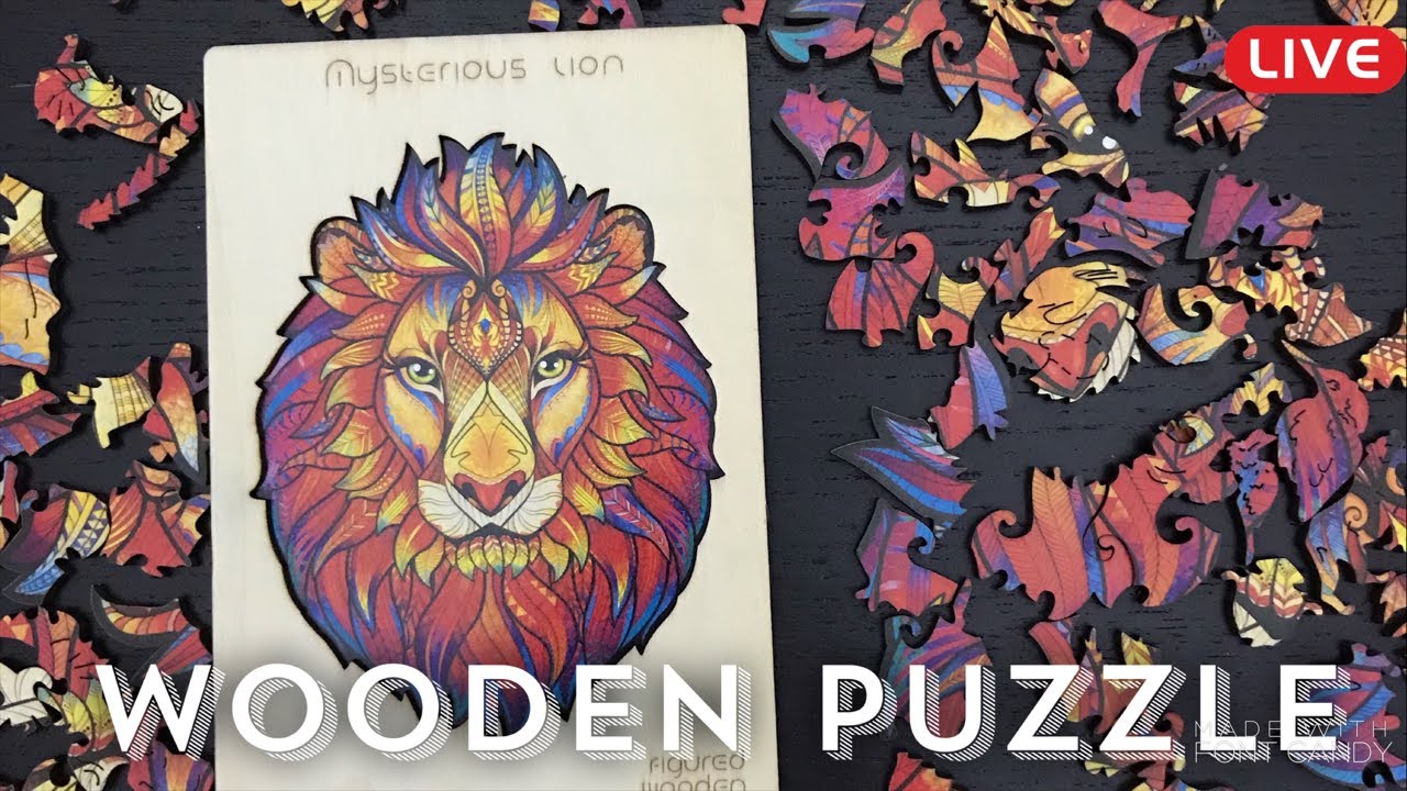 🔴 Mysterious Lion 🦁 | Wooden Puzzle