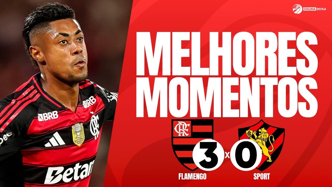 FLAMENGO 3x0 Sport | MELHORES MOMENTOS E GOLS | Brasileir&atilde;o 2025