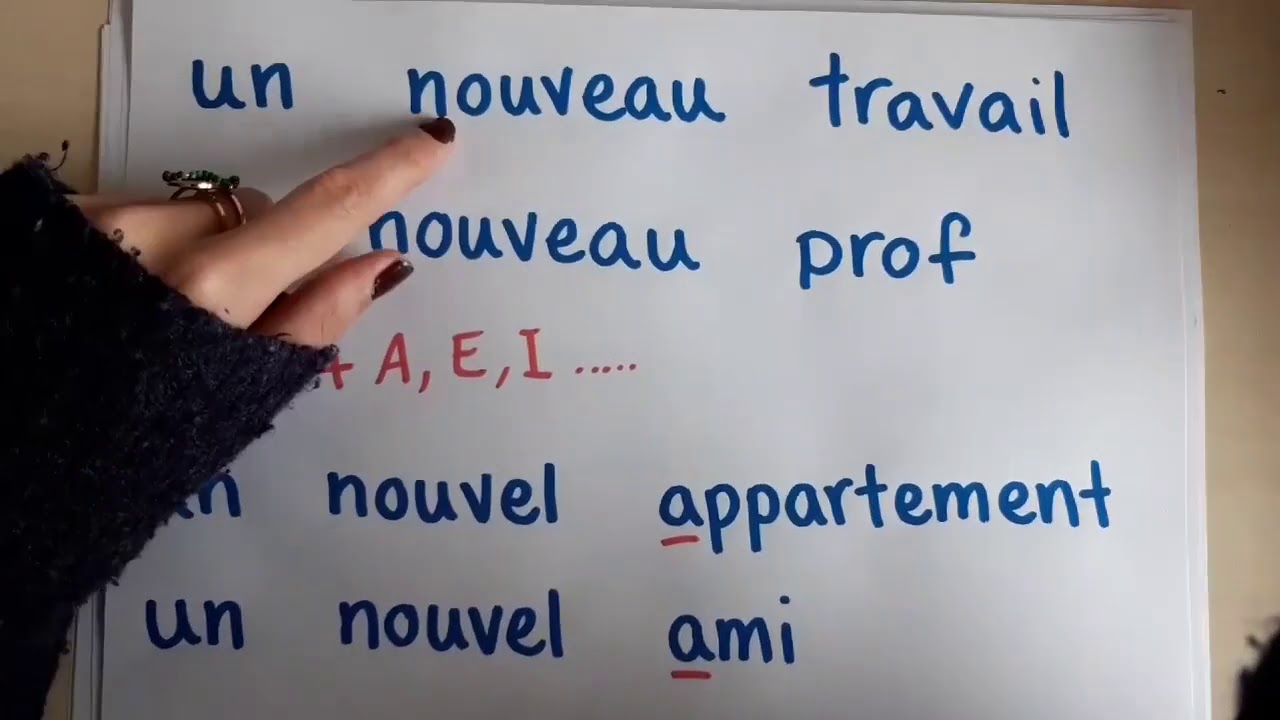 A2 📖 Nouveau / nouvel ?