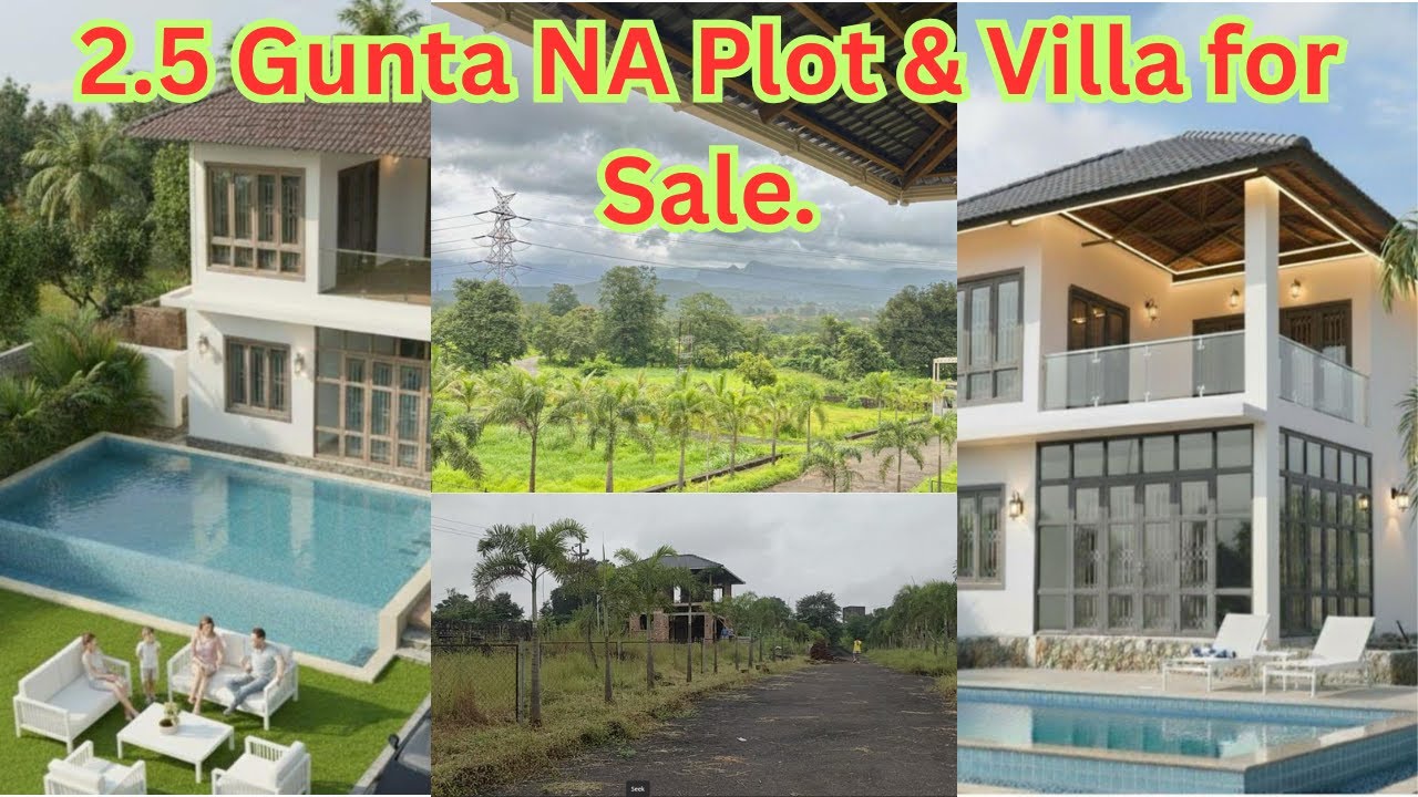 🏡 2.5 Guntha NA Plot & Villa for Sale | Khopoli Pali Road | Near Imagica | Call: 7262988508.