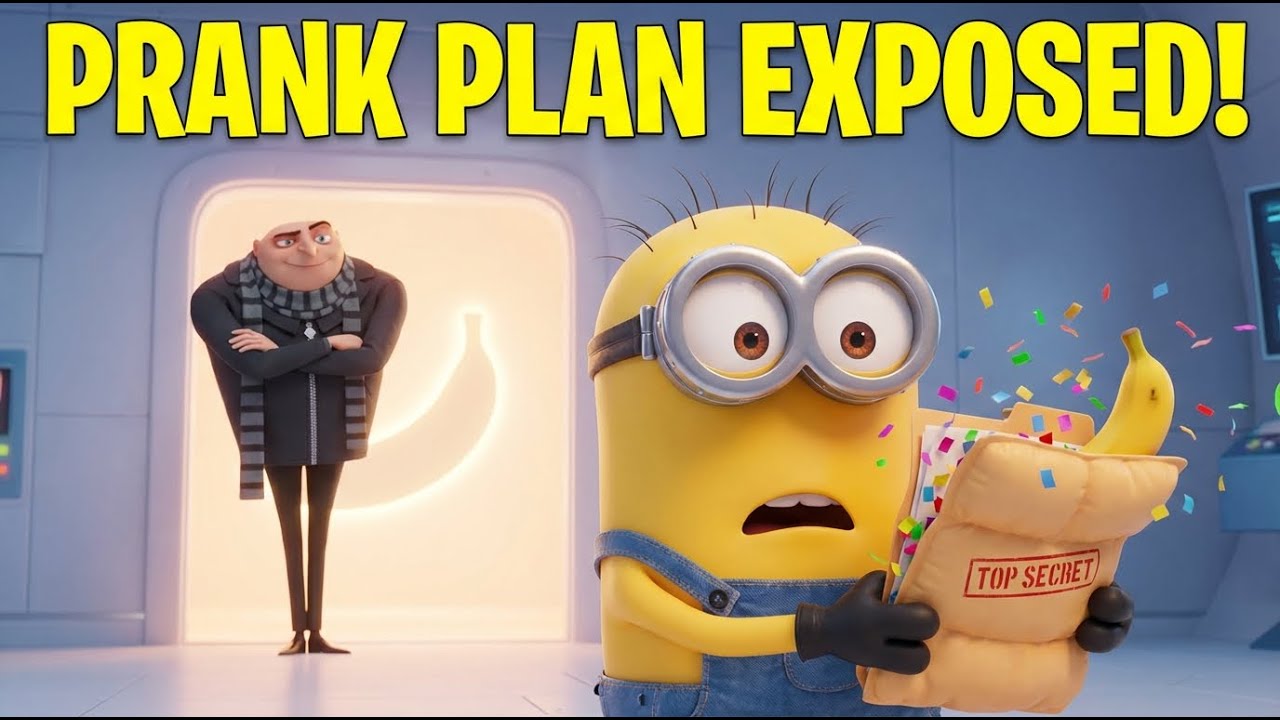 The Minion’s secret prank plan got EXPOSED! | Minion | cartoon | funny | kids | family |