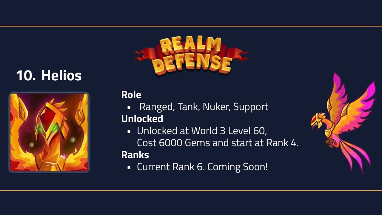 Helios Review - Realm Defense