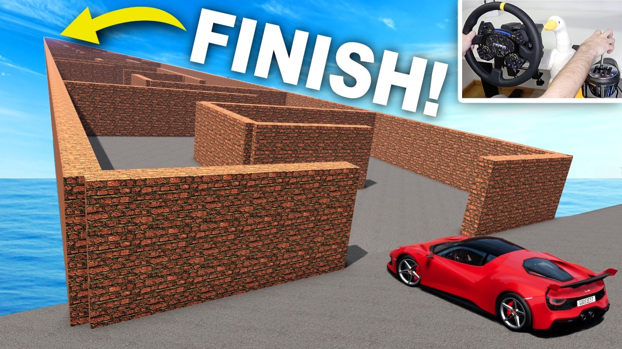 CARS vs IMPOSSIBLE MAZE! - BeamNG
