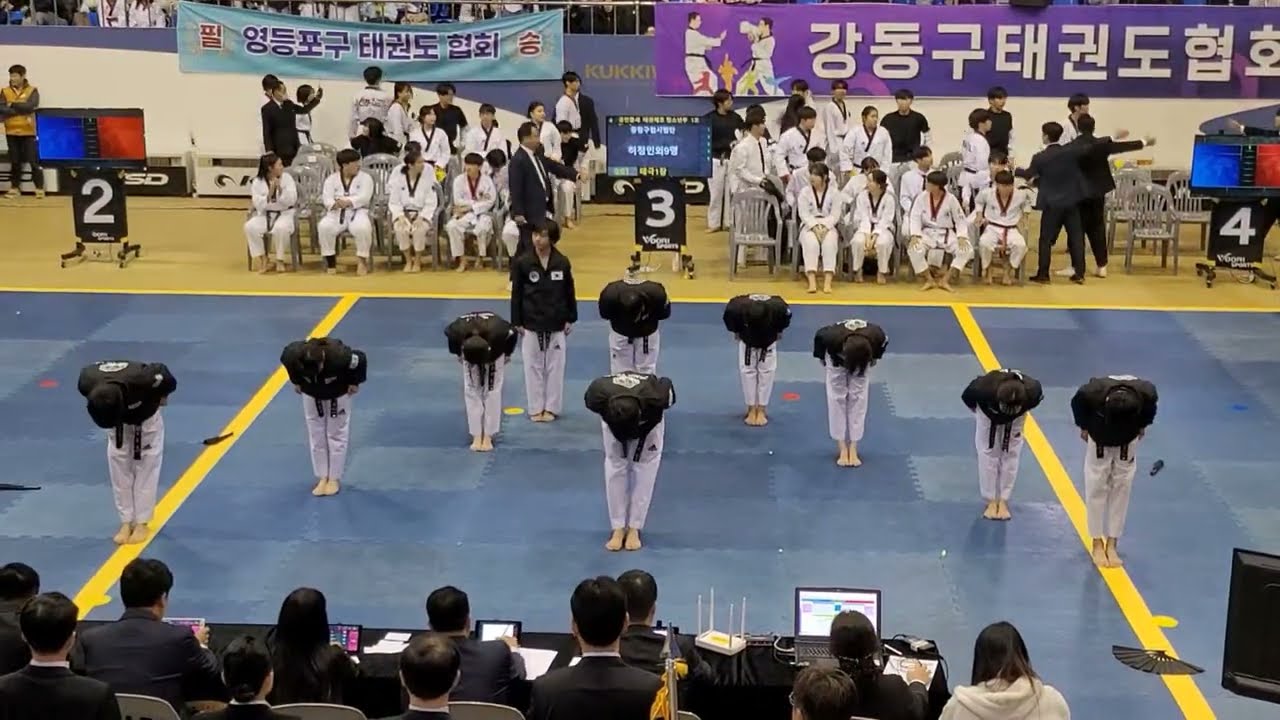 241124 서울시 한마음 태권도 대회 (청소년부 - 태권체조 1위) #중랑구 #우디안태권도 #taekwondo #태권체조 #시범단