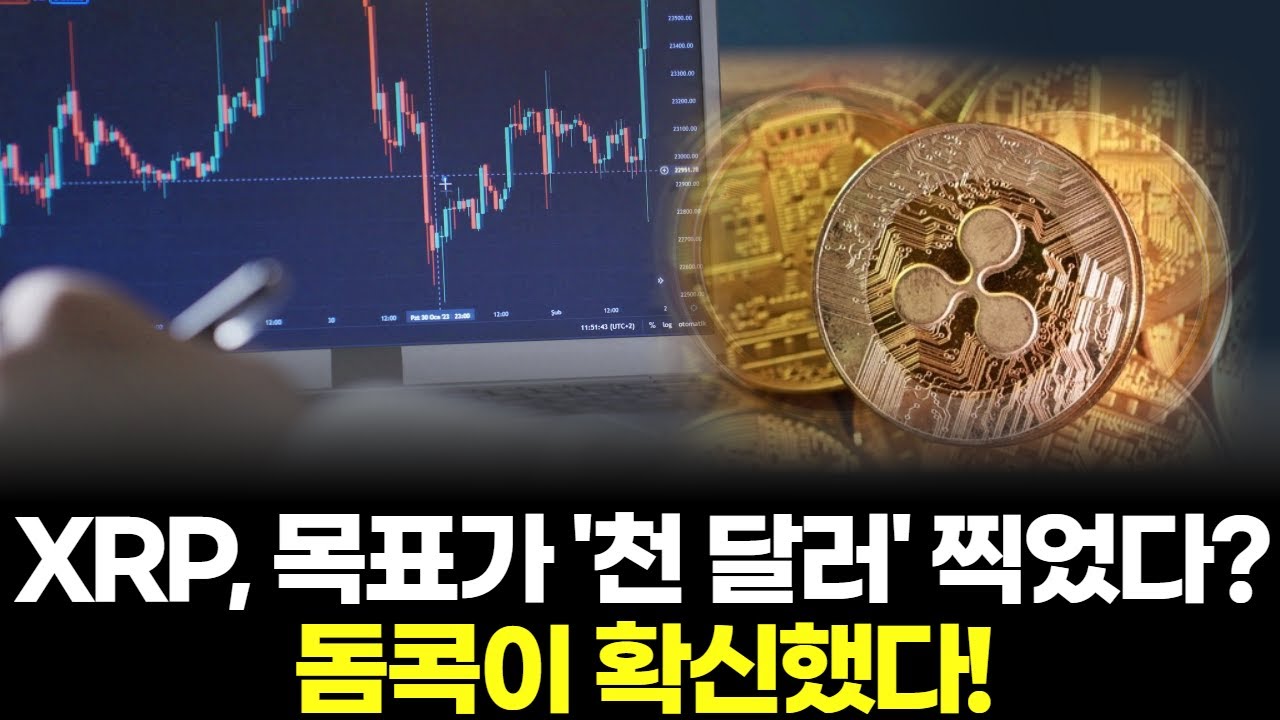 XRP, 목표가 '천 달러' 찍었다? 돔콕이 확신했다!