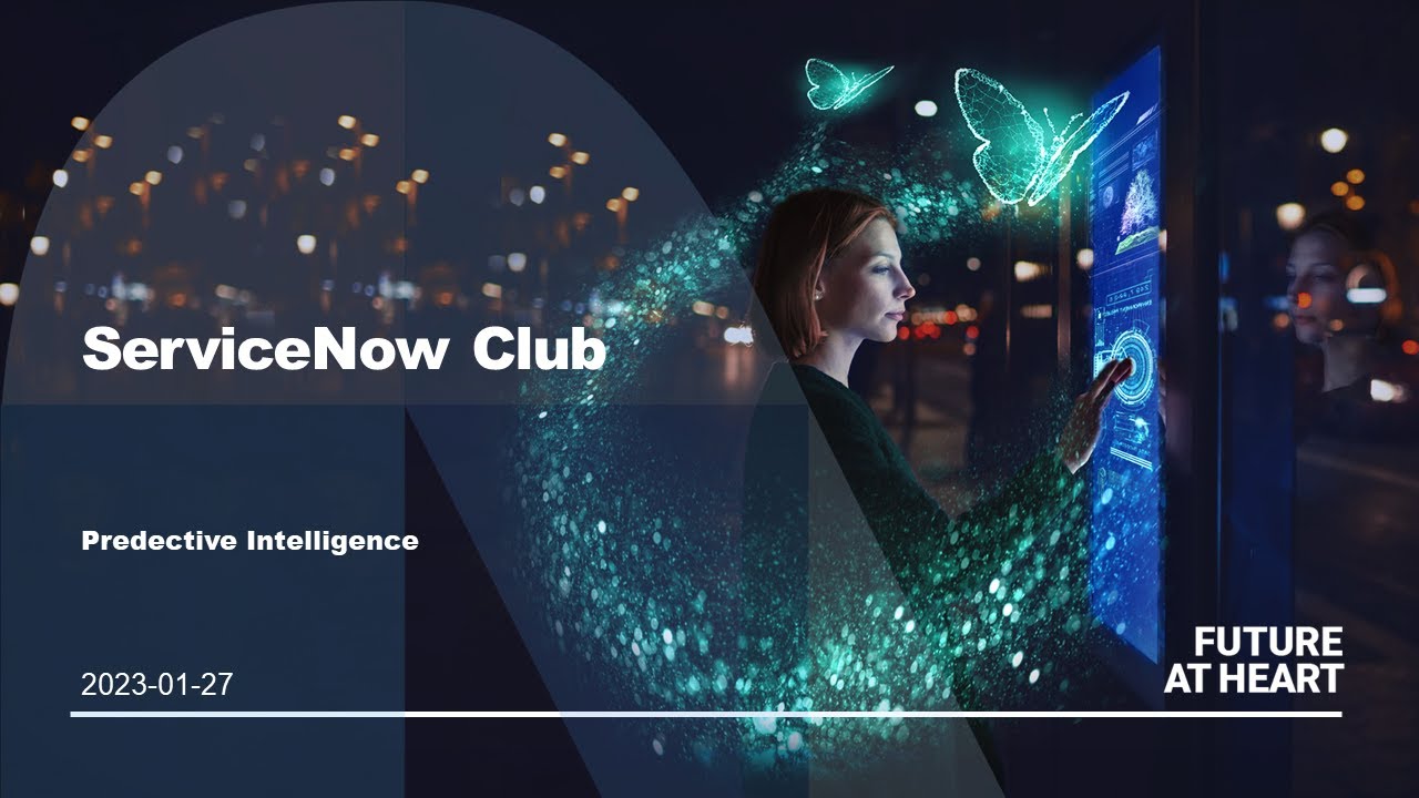 ServiceNow Predective Intelligence