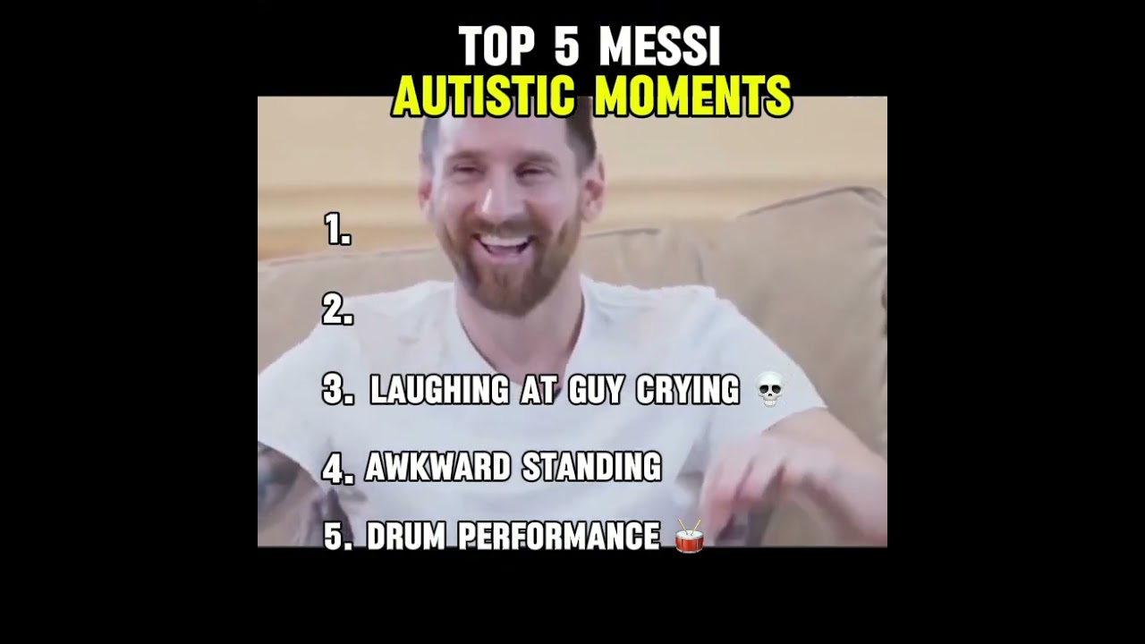 Tops 5 Messi autistic moments #shorts #football #messi #funny