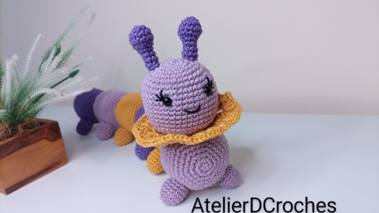 Amigurumi  Centopéia Passo à Passo Crochê fácil