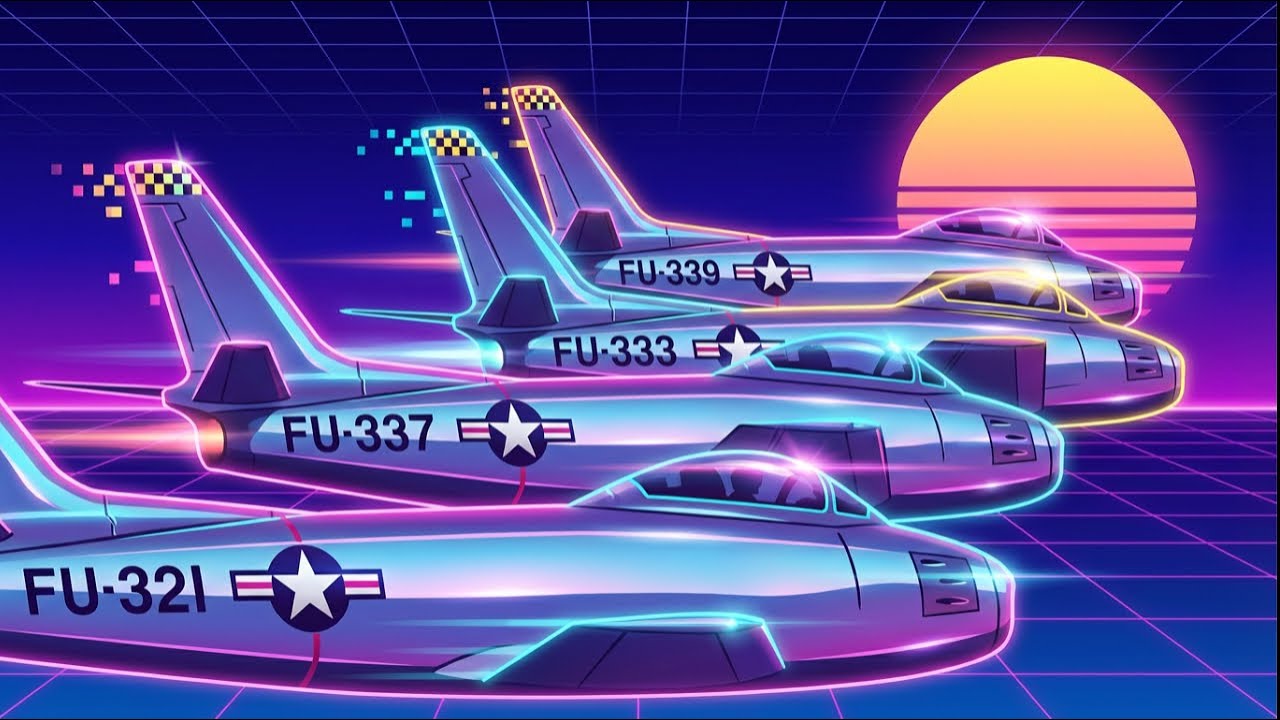 Air Force | United States planes 1950s-1960s | Perturbator - Naked Tongues