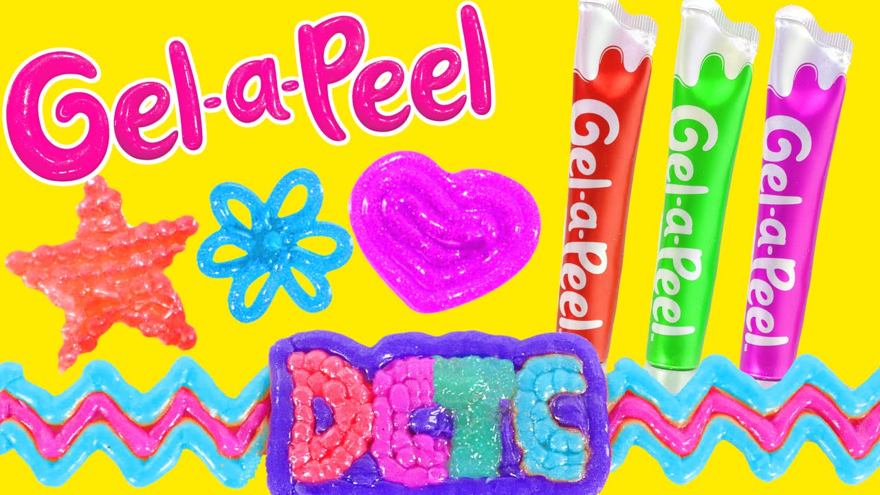 Nuevos Gel-a-Peel 💕 Lapices de Gel Con Brillos Manualidades Joyeria, Brazaletes,Aretes,Llaveros