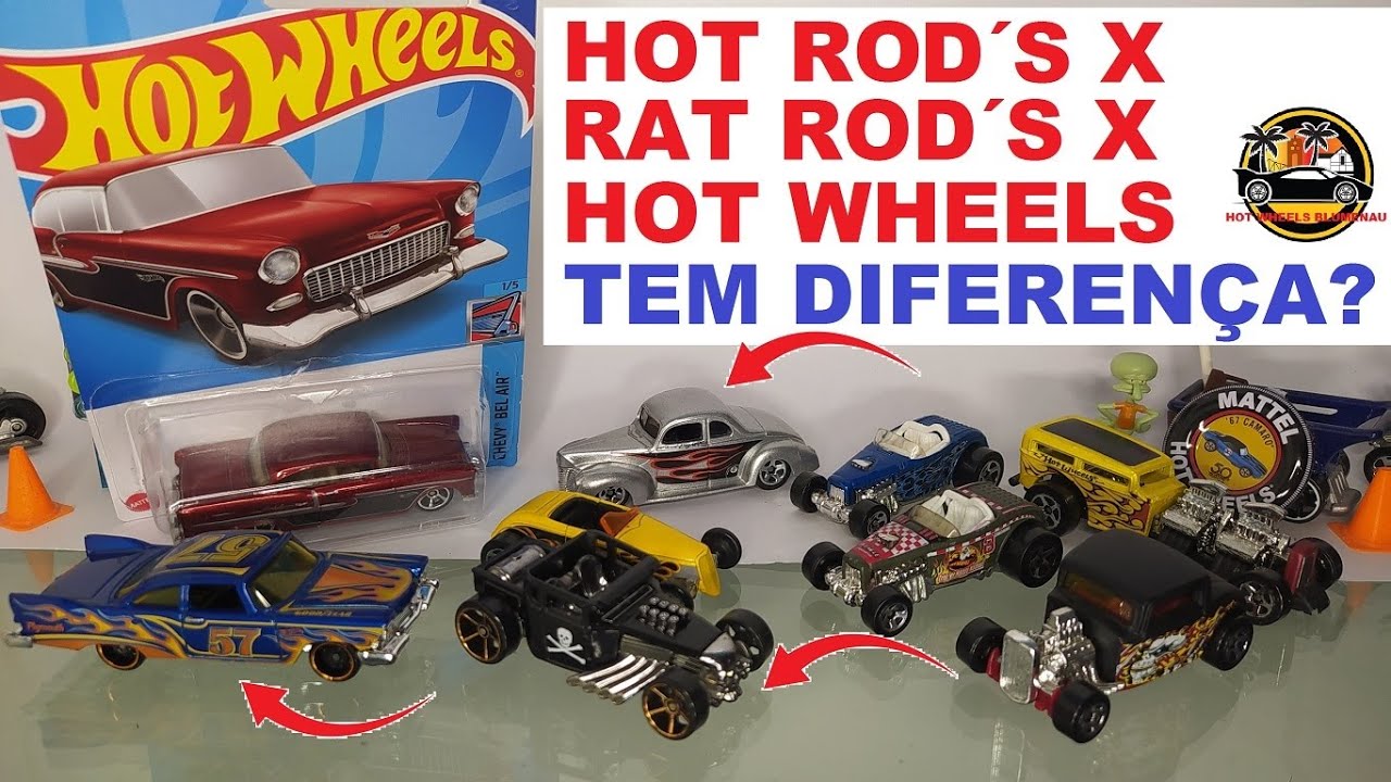 AFINAL O QUE É HOT ROD HOT WHEELS. A DIFERENÇA DE HOT ROD E RAT ROD. HOT WHEELS É HOT ROD?
