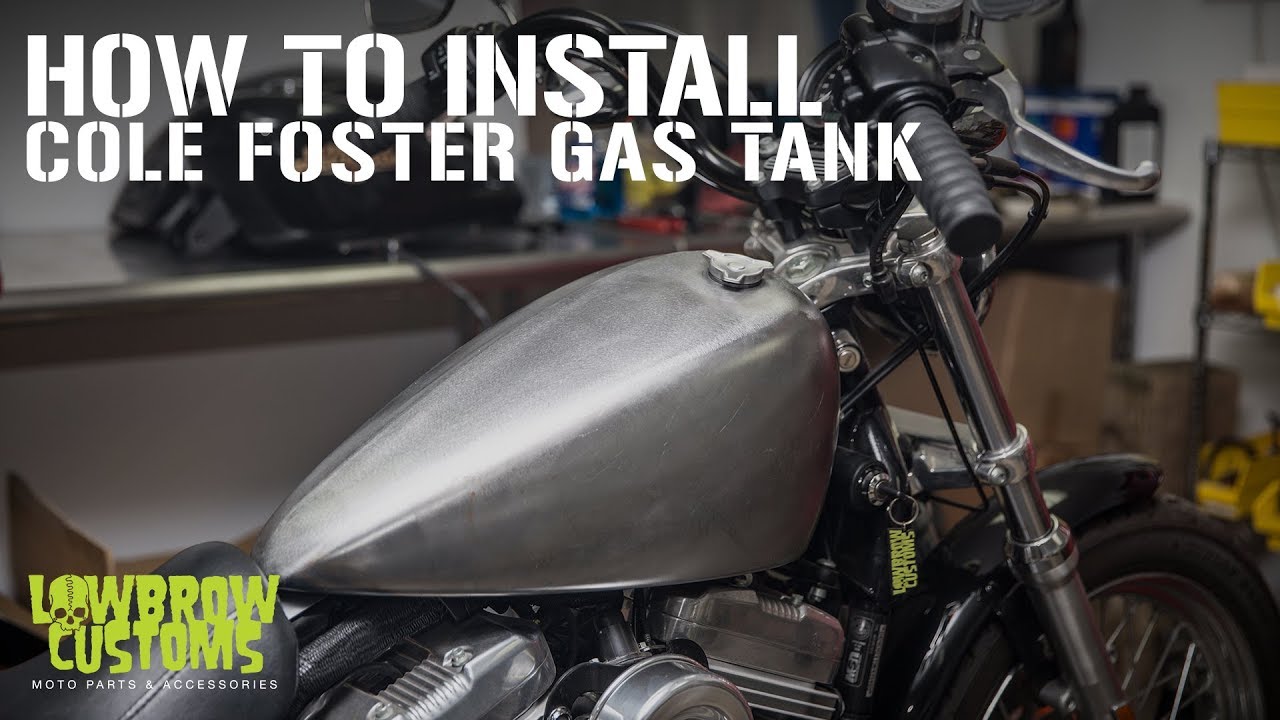 How To Install: Lowbrow Customs - Cole Foster Gas Tank for 2007 & up Harley-Davidson Sportsters