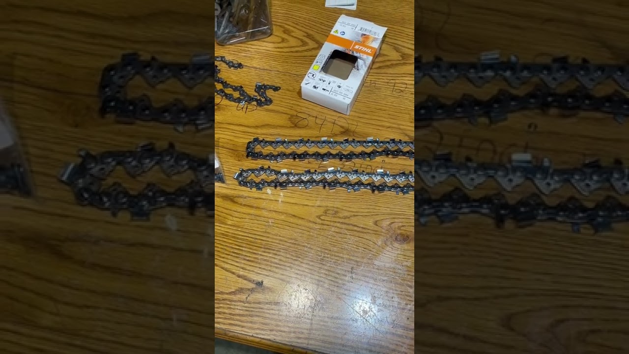 Stihl 33rs vs Holzfforma Farmertec Chainsaw Chain which one is which its really hard to tell