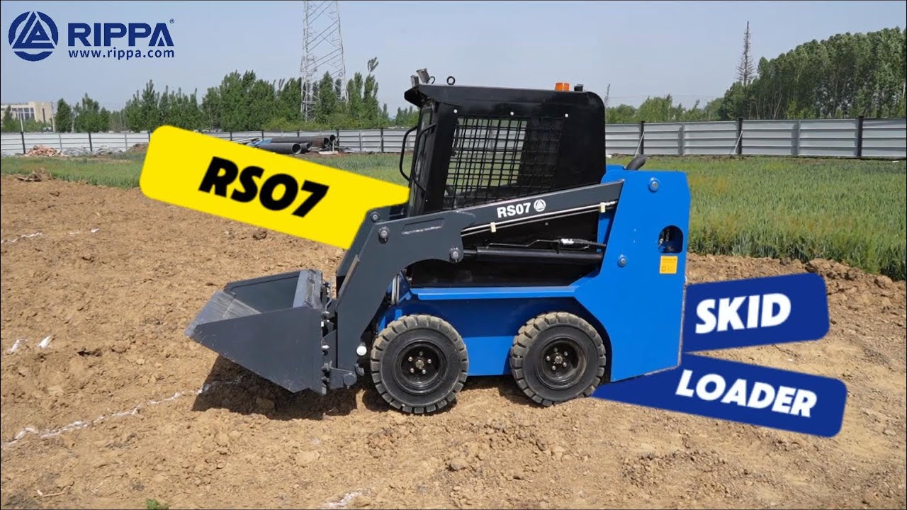 rippa rs07 skid steer loader#rippa #skid steer#miniloader