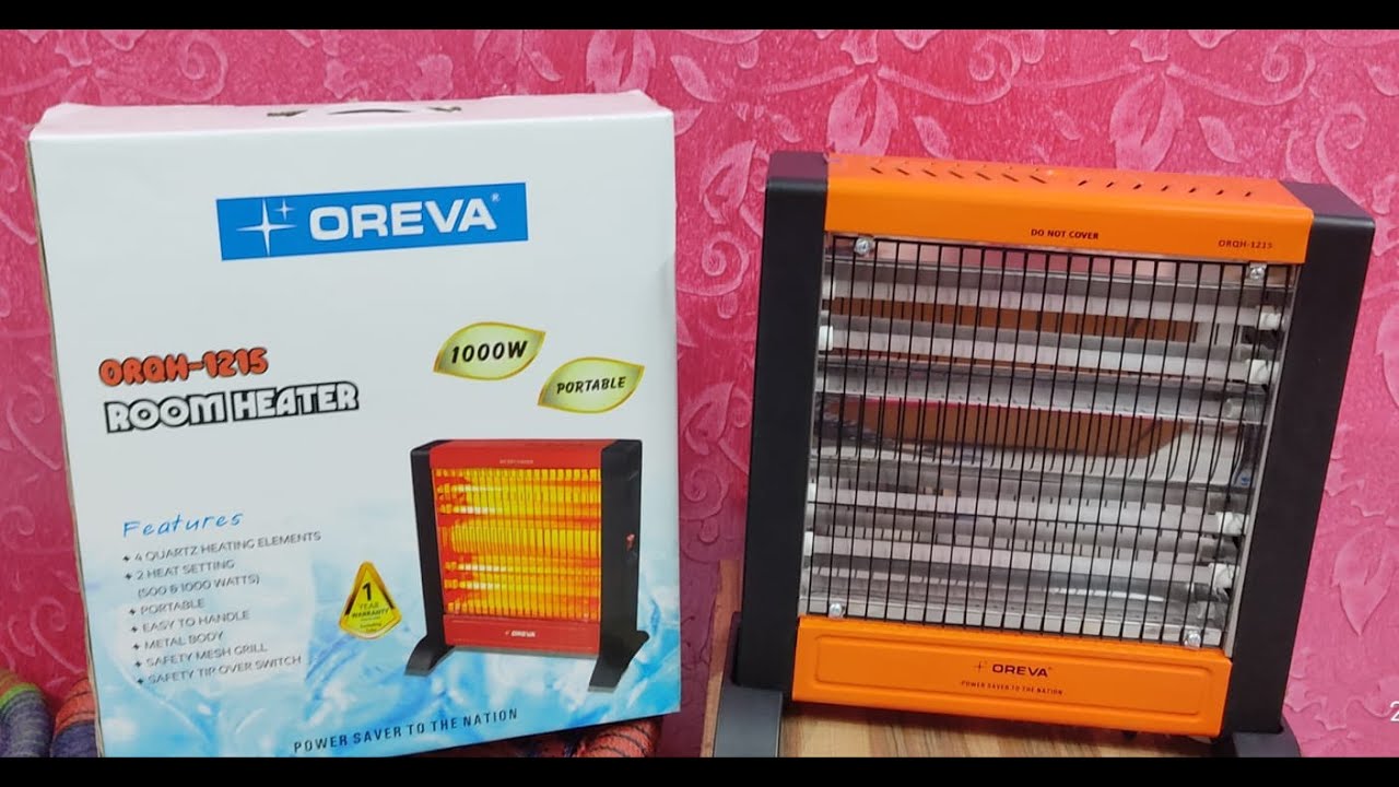 Product review of Oreva ORQH-1215 Orange Quartz Room Heater