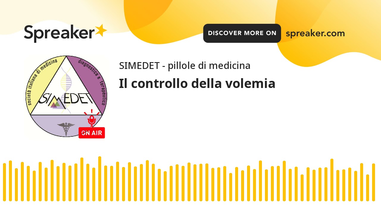 Il controllo della volemia