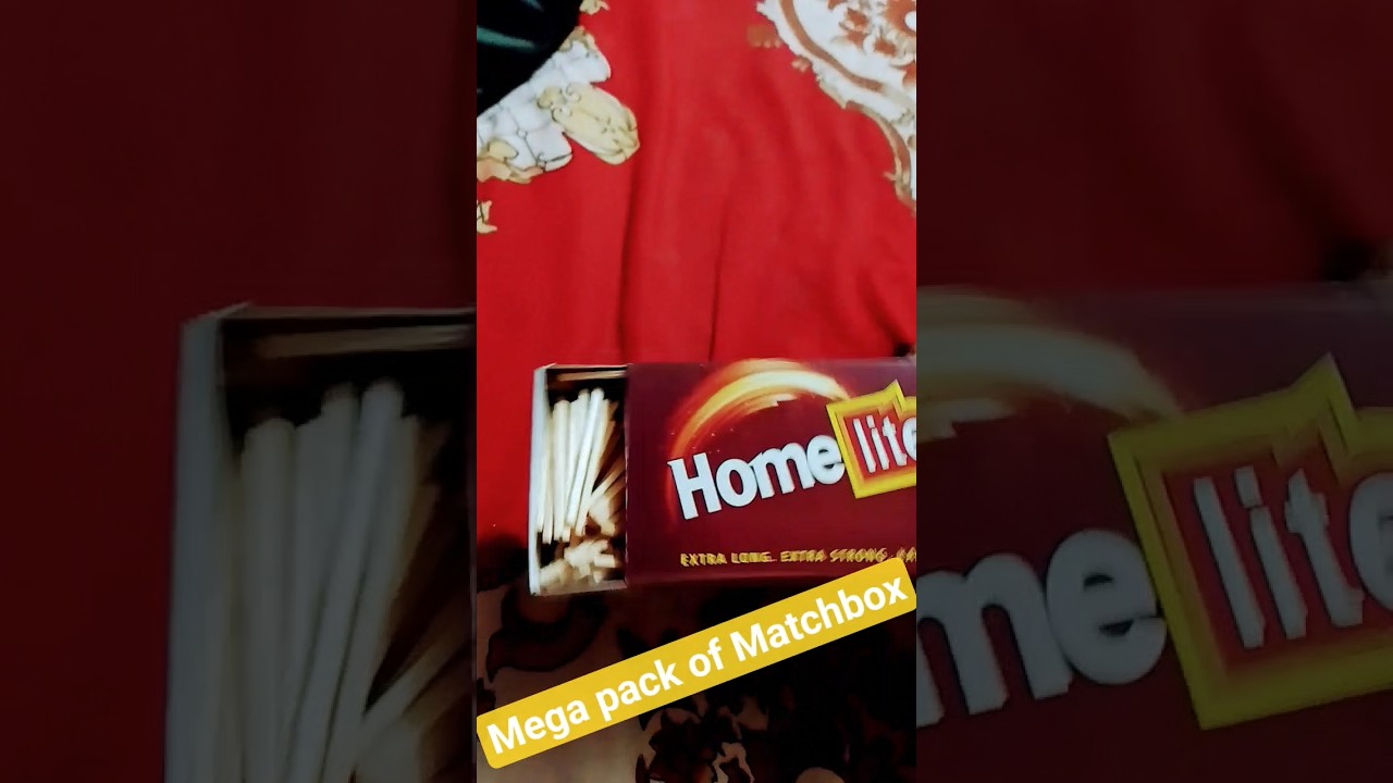 Mega pack of Homelite Matchbox.. Amazing view of Matchsticks..#megapack #homelite #matchbox #amazing