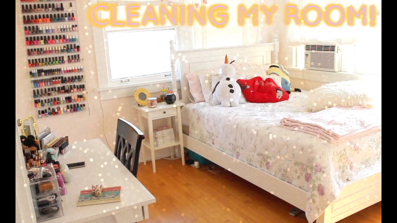 CLEAN MY ROOM WITH ME + TIPS | 2015