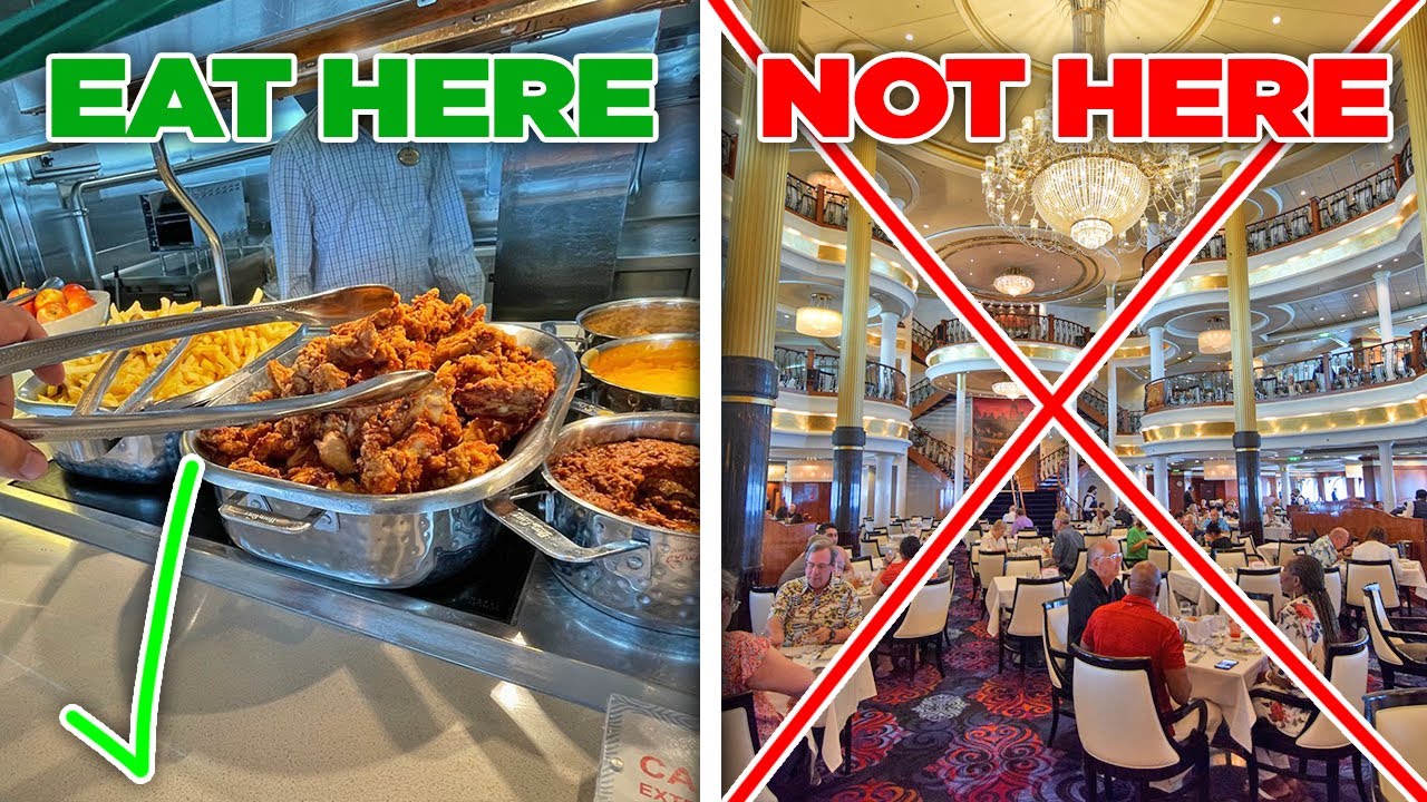 Why you should eat at the buffet instead of the dining room on your cruise