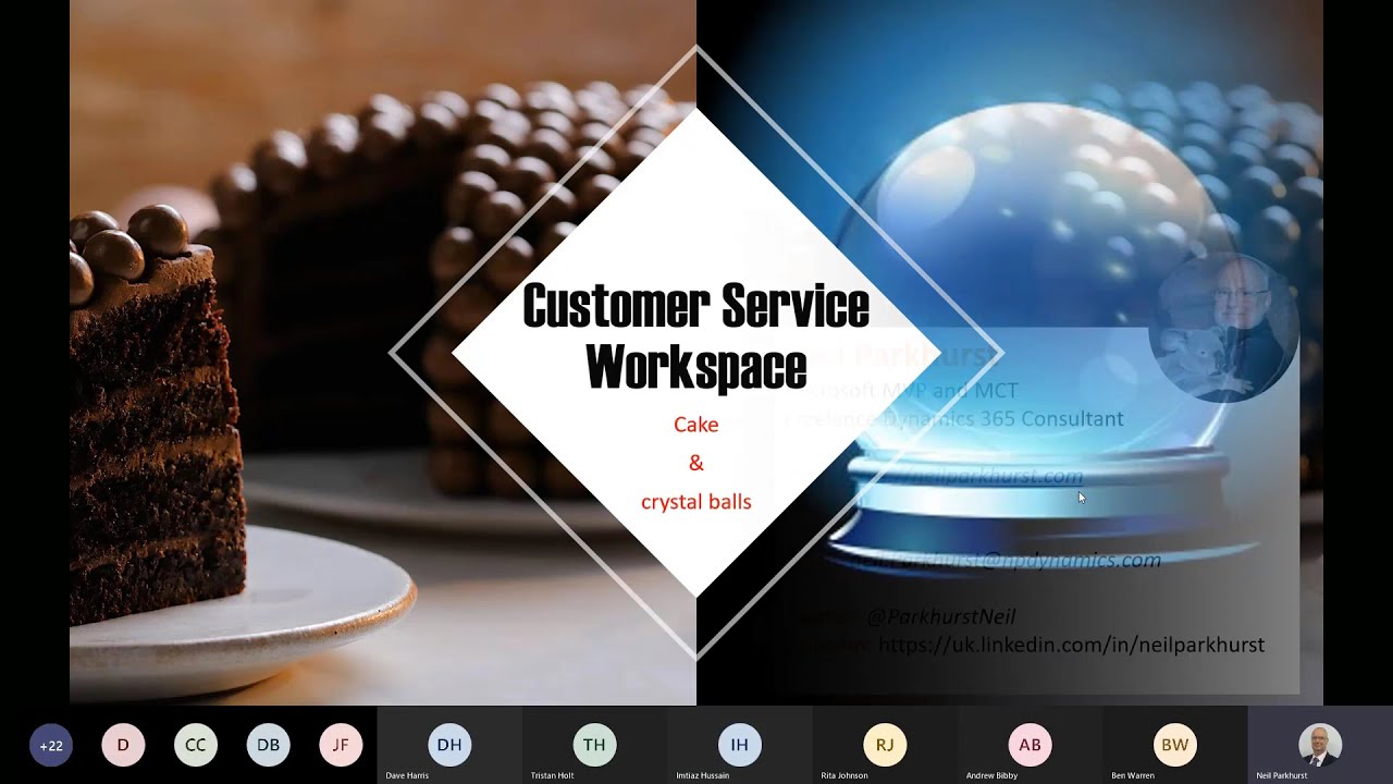 D365UG Birmingham  - Neil Parkhurst  - Customer Service Workspace
