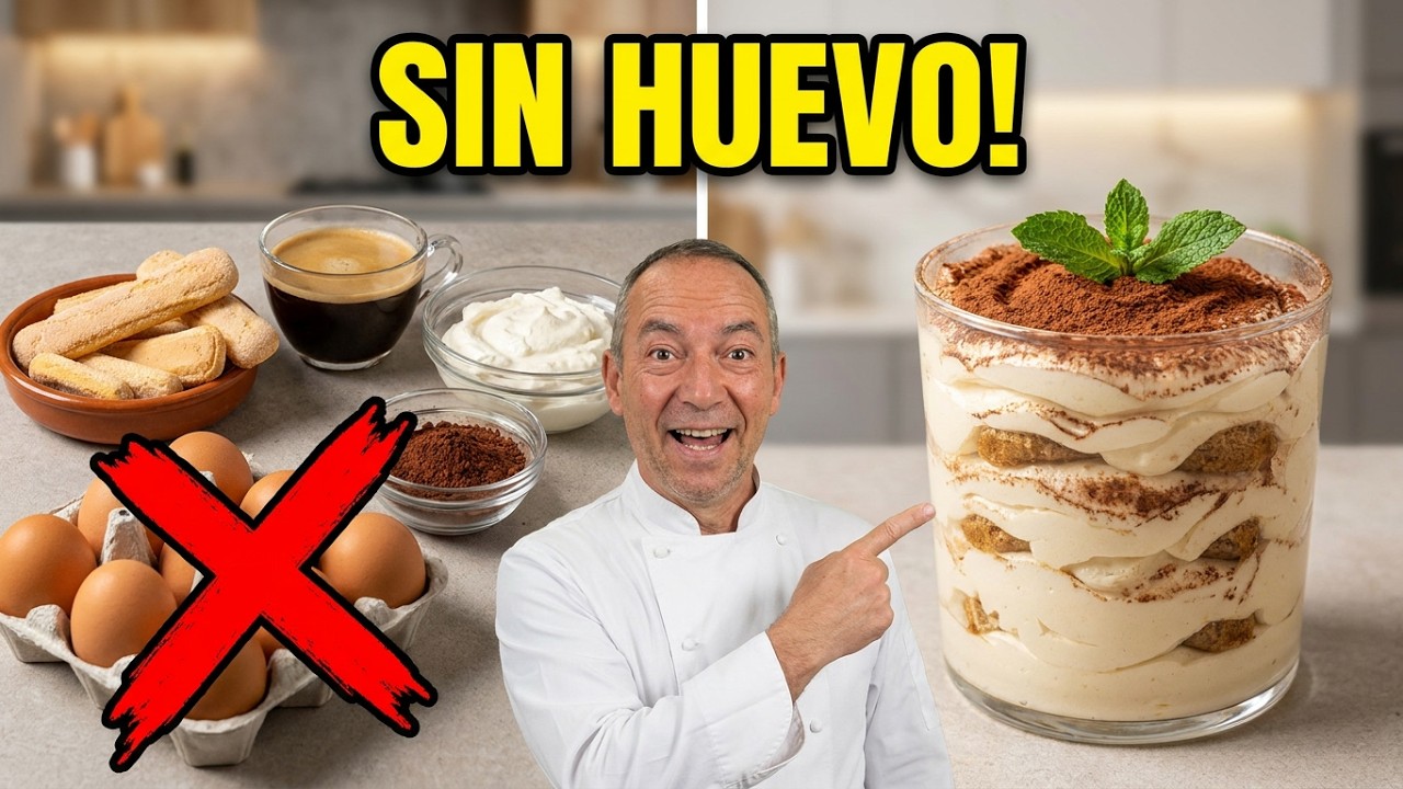 Tiramisú Sin Huevo: Delicia Cremosa y Segura para Todos,