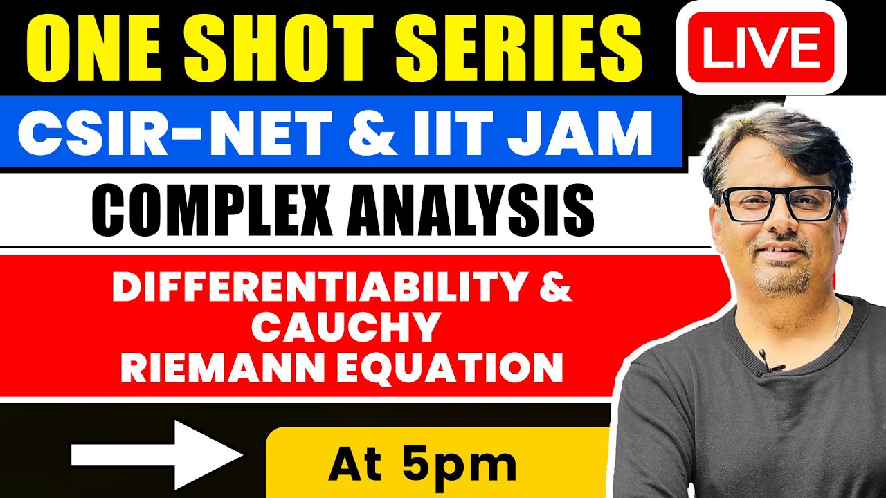 Differentiability & Cauchy Riemann Eq | Complex Analysis One Shot for CSIR NET & IIT JAM | By GP Sir