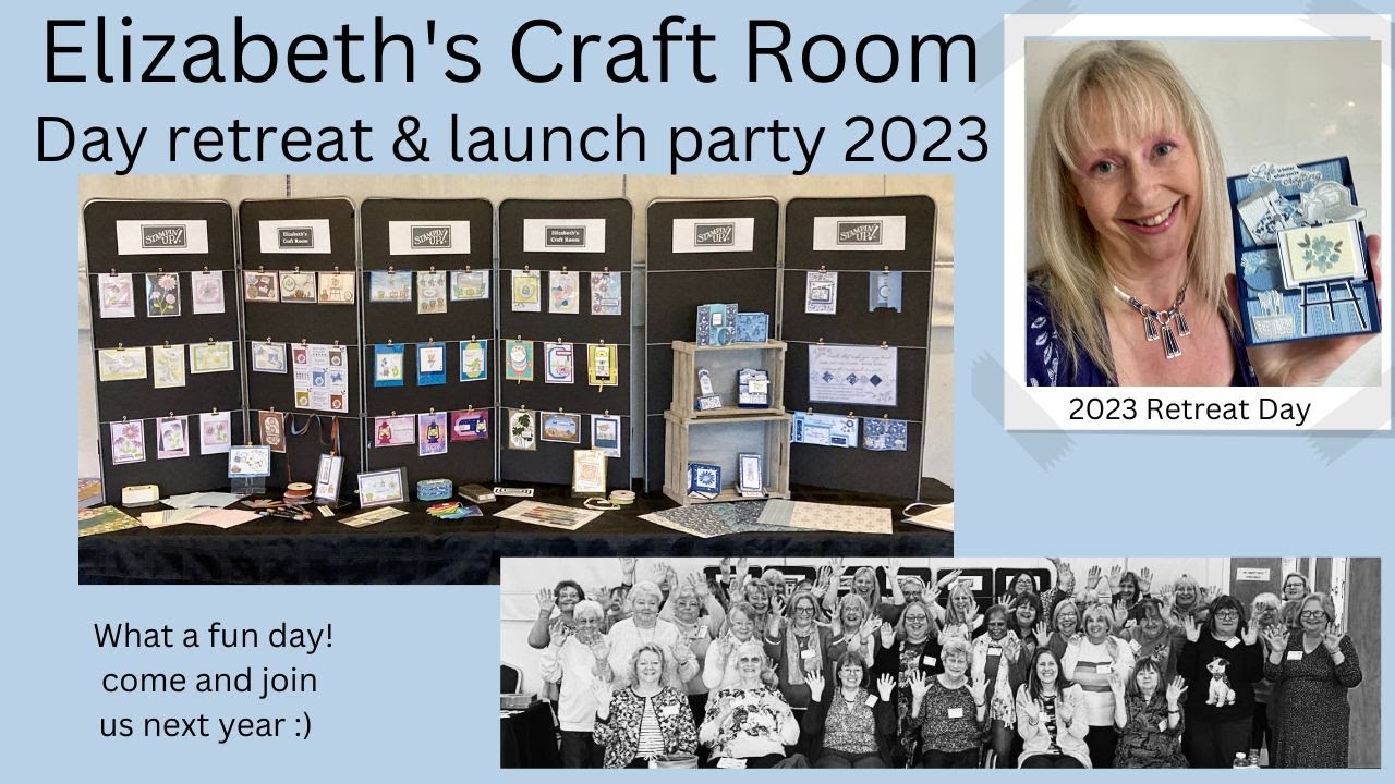My Elizabeth's Craft Room Retreat and Launch Party Day - take a look at the display and more