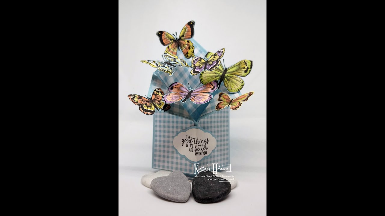 Stampin' Up! Butterfly Tuxedo card