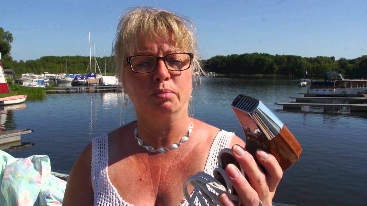 Skipper på flodbåd i Tyskland