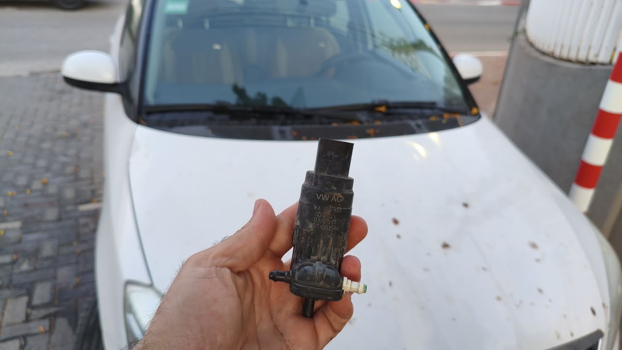 Skoda Fabia windshield washer fluid motor fix